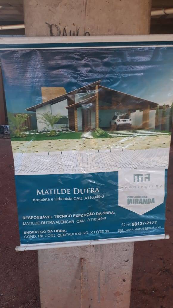 Obra em andamento